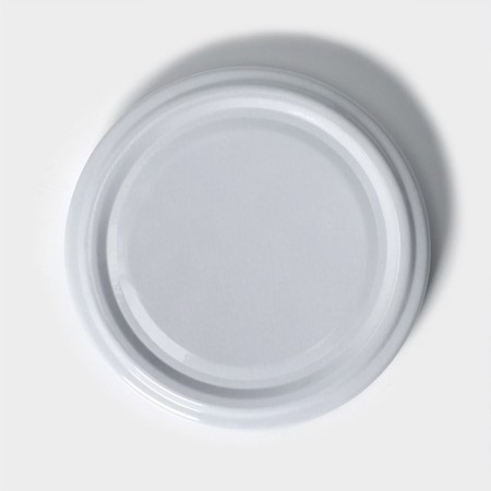 Canning cover, TO-66 mm, set 1250 pieces, metal, white color-1