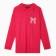 Jumper Women's Mist with a Polo collar pink, p. L (48-50)
