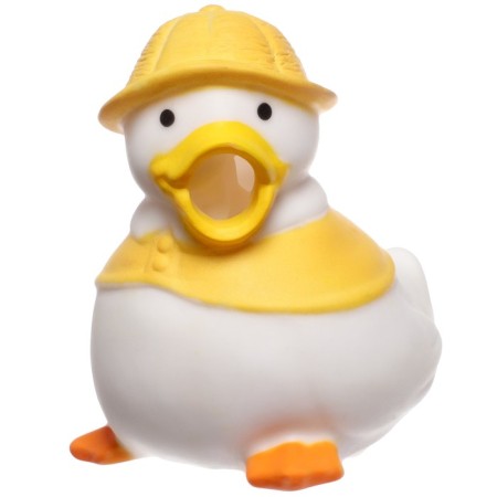 Rubber toy for the bath "Duckling with a bubble", 6 cm., Color mix, crush me-5