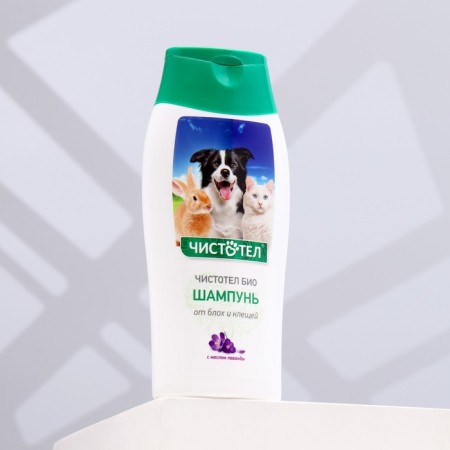 Bio shampoo "celandine" for cats and small dogs, from fleas, 180 ml