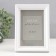 Photo frame Plastic "Gala" 10x15 cm, white (plastic screen)