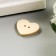Auroles decorative "heart", wood, 22x20 mm (set 18 pcs)