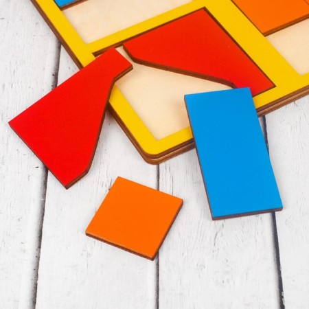 "Fold the square" B.P.Nikitin, level 1 (mini), MIX color-3