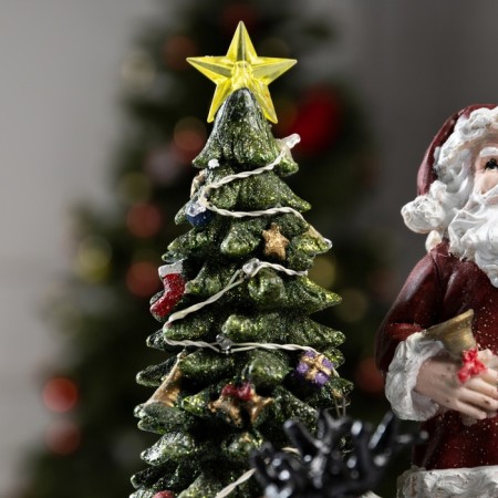 LED figure "New Year's sleighs with gifts" 25x18cm, 17LED, AAX3 (not in the Complex), USB, RGB-4