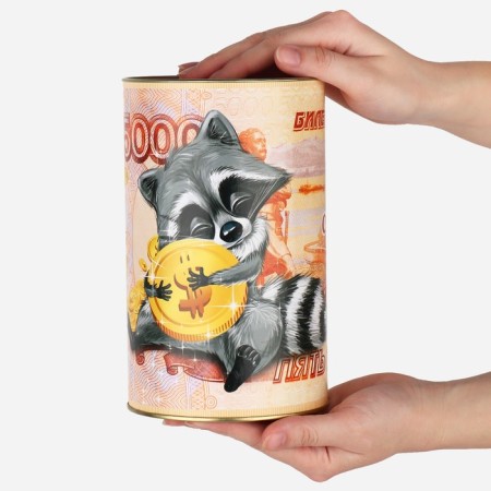 Копилка XXL «Енот», 20 х 12,5 см-6