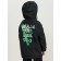 Windbreaker for boys, height 110 cm, dark gray color