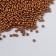 Glass beads 12/0 "bronze" 15 grams