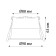 Luminer built -in LED NovOCH. Tran, 12W, LED, 63x98x98 mm, white color