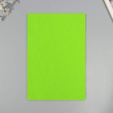Set of soft felt (5 sheets) 1 mm 20x30 cm, light green-2