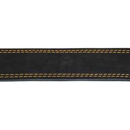 The collar is two-layer leather, 85 x 4.5 cm, Osh 50-70 cm, black-4