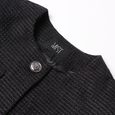 Women's tweed jacket MIST R.42, black-5