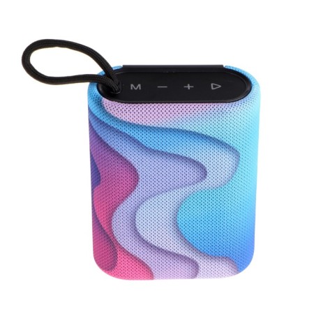 Portable column Perfeo Bang PF_D0042, 5 W, 1200 mAh, Microsd, USB, AUX, FM, waves
