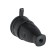 Forest socket 16-005, 16 A, 250 V, IP44, with salary, with a plug, rubber, black
