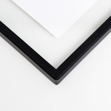 Photo frame Metal in 2 photos 10x15 cm "Loft. Strict lines" Black 20x30.5x2.3 cm-2