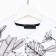 Polo T -shirt for a boy, white color/print mix, height 110 cm