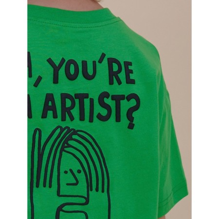 T -shirt for boys, height 140 cm, apple color-2