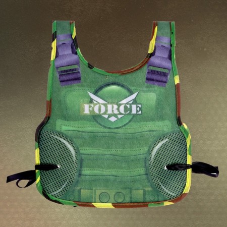Set of military "commander", with a textile vest, 7 items-7
