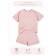Children's jump (T-shirt, shorts), height 92-98 cm, powder color