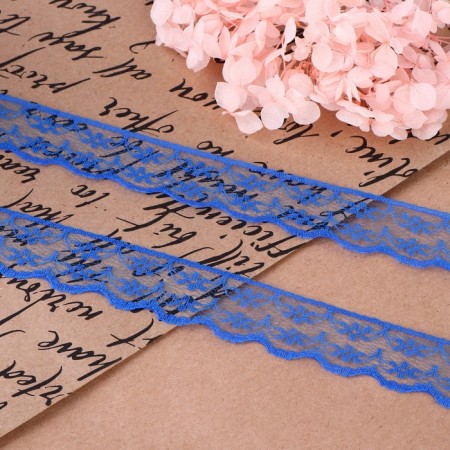 Capricon lace, 23 mm × 10 ± 1 m, color blue No. 15-1