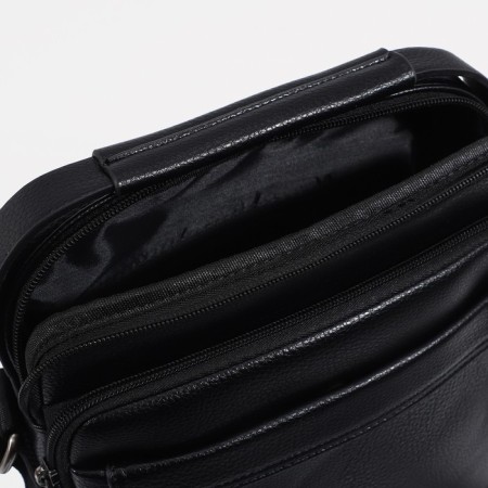 Male bag, black color-5