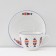 Service Porcelain Tea Daulay "Emelya", 12 objects: 6 cups 280 ml, 6 saucer d = 15 cm, white color