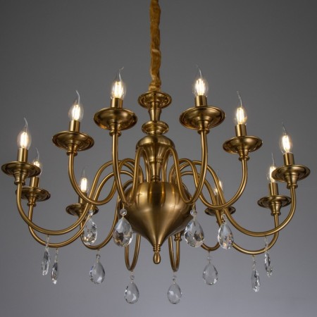 Anter chandelier 12x40W E14 Brass 75x75x50 cm Bayerlux-2