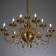 Anter chandelier 12x40W E14 Brass 75x75x50 cm Bayerlux