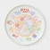 Set of porcelain “pizza”, 7 objects: 1 pc D = 30 cm, 6 pcs d = 20 cm, drawing mix