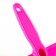 Pudder is soft plastic with rounded teeth, medium, 9 x 15.5 cm, pink