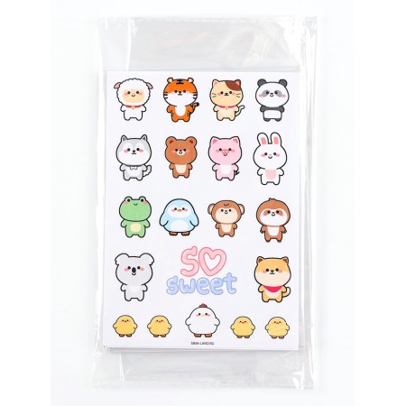 Stickers Stickers Children's "Beast", 3 sheets mix-3