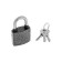 Lockland hinged lock with a 32 mm moisture -proof arise