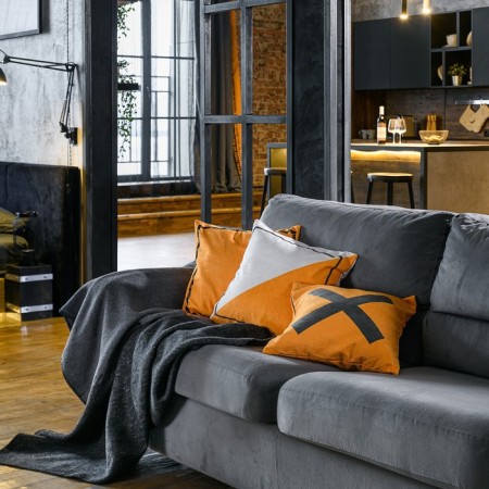 Don`t Cross decorative pillow, size 40x40 cm-2