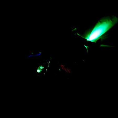 The “fighter” helicopter, works from batteries, light and sound, black color-3