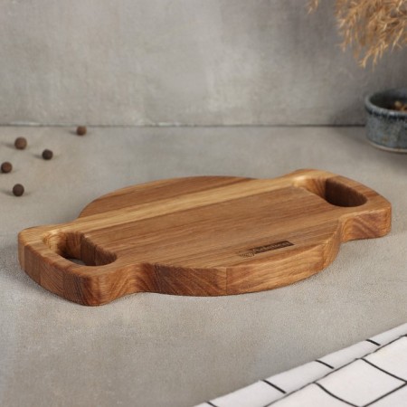 ADELICA END with ADELICA handles, 25.5 × 17.5 × 2 cm, oak-5
