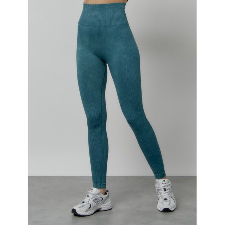 Femic fitness legins, size 46, turquoise color-1