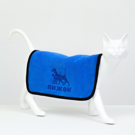 An animals towel is supervoting, small, 400 g/m², 30 x 30 cm, blue-2