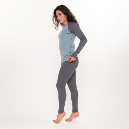 Women's thermal underwear (longshit, leggings) color gray-blue, size 48-3