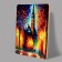 Acrylic painting "Evening City" 40x30 cm