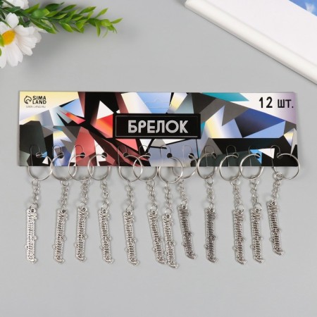 Metal keychain "Motivation" 0.9x5 cm-3