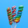 Caramel on the stick "Lizunets fruit twist" 15 g