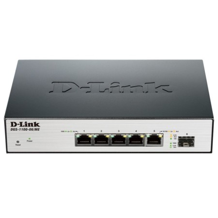 D-Link DGS-1100-06/ME/A1B switch, setting, 5x10/100/1000base-T