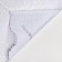 Tulle on the kitchen with a curtain tape, 155x220 cm, white color, 100% polyester