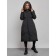 Coat insulated winter female, size 42, black color