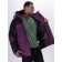 Ski jacket men, size 52, purple color