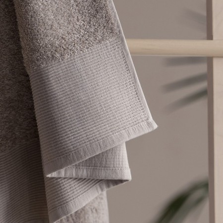 Terry towel Pasionaria "Play", 450 g, size 50x90 cm, dark gray color-2