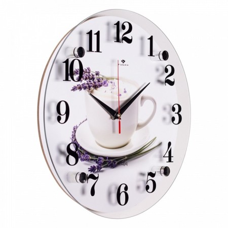 Watch wall, interior "lavender raf", d-30 cm, silent-1