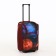Small 37 l (s) suitcase with a Sacvoyage bag, lightning department, with extension, purple color