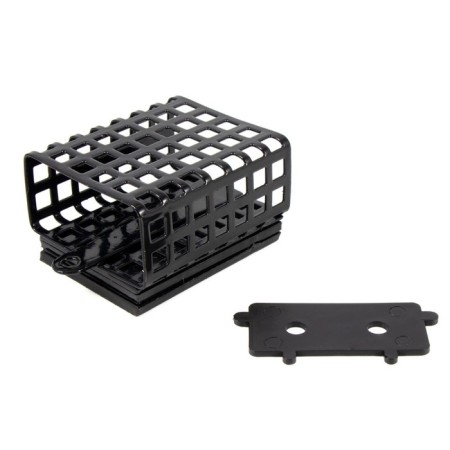 Feeding feeder Yaman rectangular 140 g, metal, removable plastic bottom, packaging 10 pcs. 10694-5