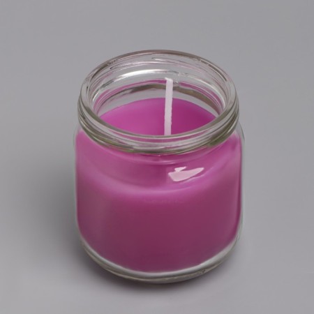 Aromatic candle in the bank "Blooming orchid"-1