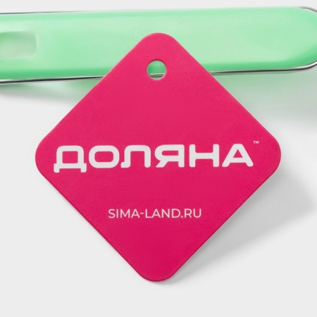 Sieve with the handle of the share "hostess", d = 12 cm, green color-4